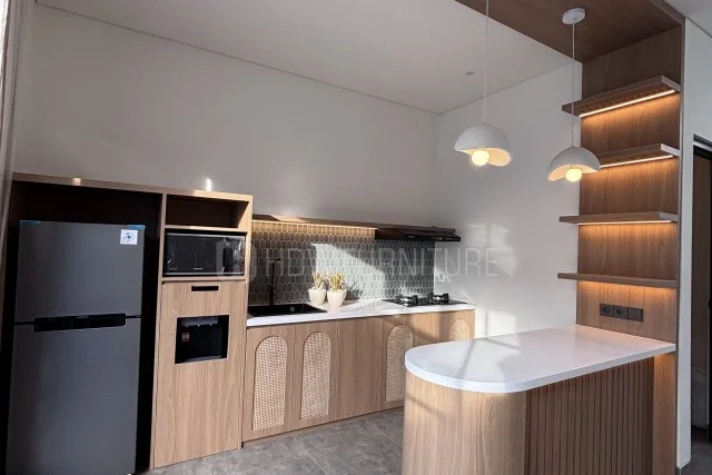 Kitchen Simpel Sentuhan Natural