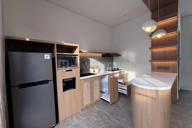 Kitchen Simpel Sentuhan Natural